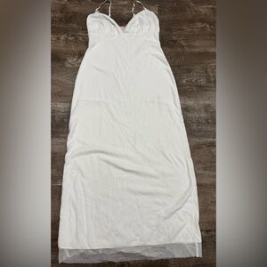 Victoria’s Secret White Sherpa Maxi Sleepwear Dress Size Small